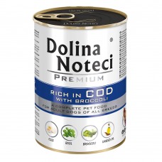 Dolina Noteci Premium Корм консервований для собак з тріскою та брокколі, 400 гр