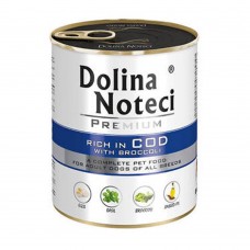 Dolina Noteci Premium Корм консервований для собак з тріскою та брокколі, 800 гр