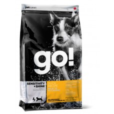GO! SENSITIVITY + SHINE Для Щенков и собак с цельной уткой и овсянкой (Duck Dog Recipe) (22/12)