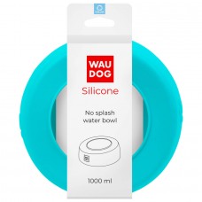 Миска-непроливайка WAUDOG Silicone 750 мл (блакитна)