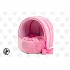 ZOOM (Зум) Polka Velour лежанка, розовый бархат/розовый, размер 1, 35х30х30см.