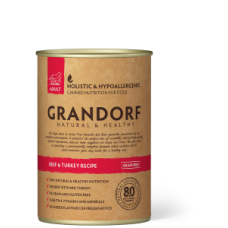 GRANDORF консервы для собак с Говядиной и Индейкой