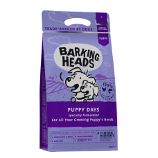 Barking Heads Puppy Days Grain Free для щенков с лососем и курицей 2кг