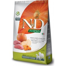 N&D Grain Free Pumpkin Dog Boar & Apple Adult Medium-Maxi 12кг