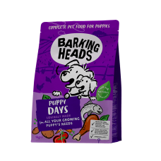 Barking Heads Puppy Days Grain Free для щенков с лососем и курицей 1кг