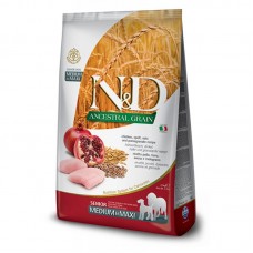 N&D Low Grain Dog Light Chicken & Pomegranate Senior Medium-Maxi 12кг